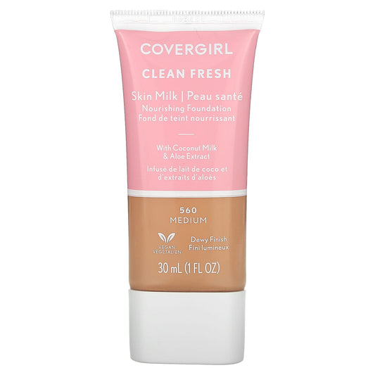 Covergirl-Clean Fresh-Skin Milk Nourishing Foundation-560 Medium-1 fl oz (30 ml)