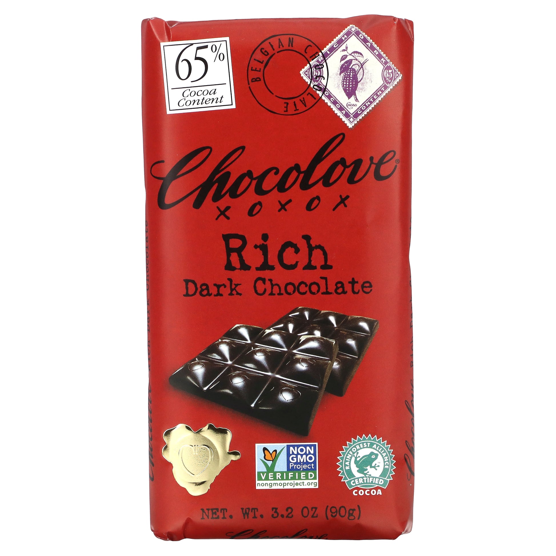 Chocolove-Rich Dark Chocolate-65% Cocoa-3.2 oz (90 g)