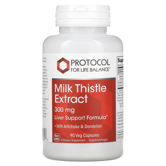 Protocol for Life Balance-Milk Thistle Extract -300 mg -90 Veg Capsules