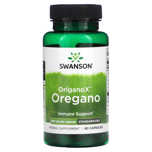 Swanson-OriganoX-Oregano-500 mg-60 Capsules