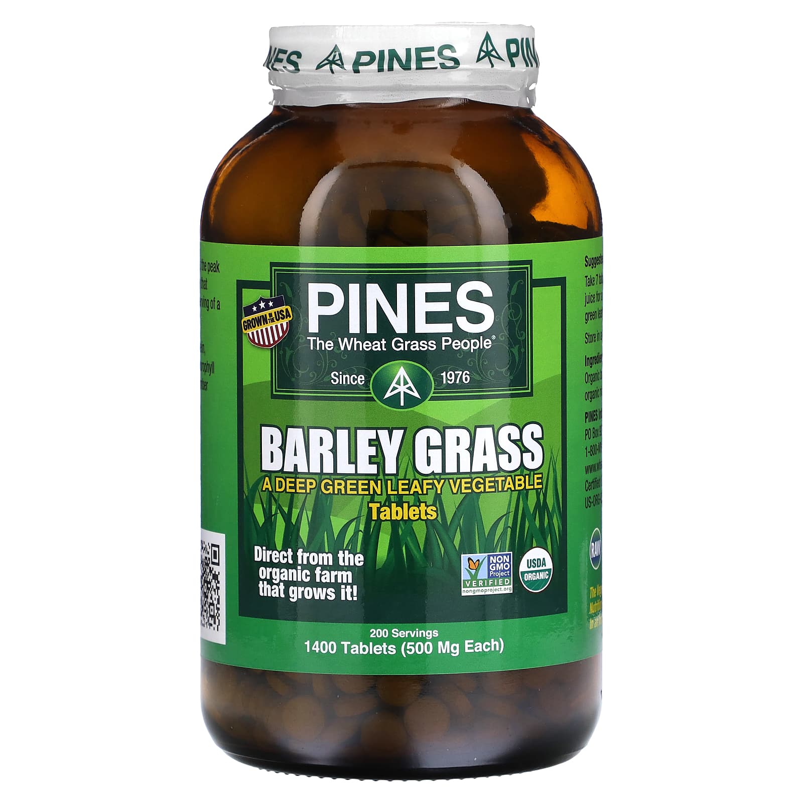 Pines International-Barley Grass-1,400 Tablets