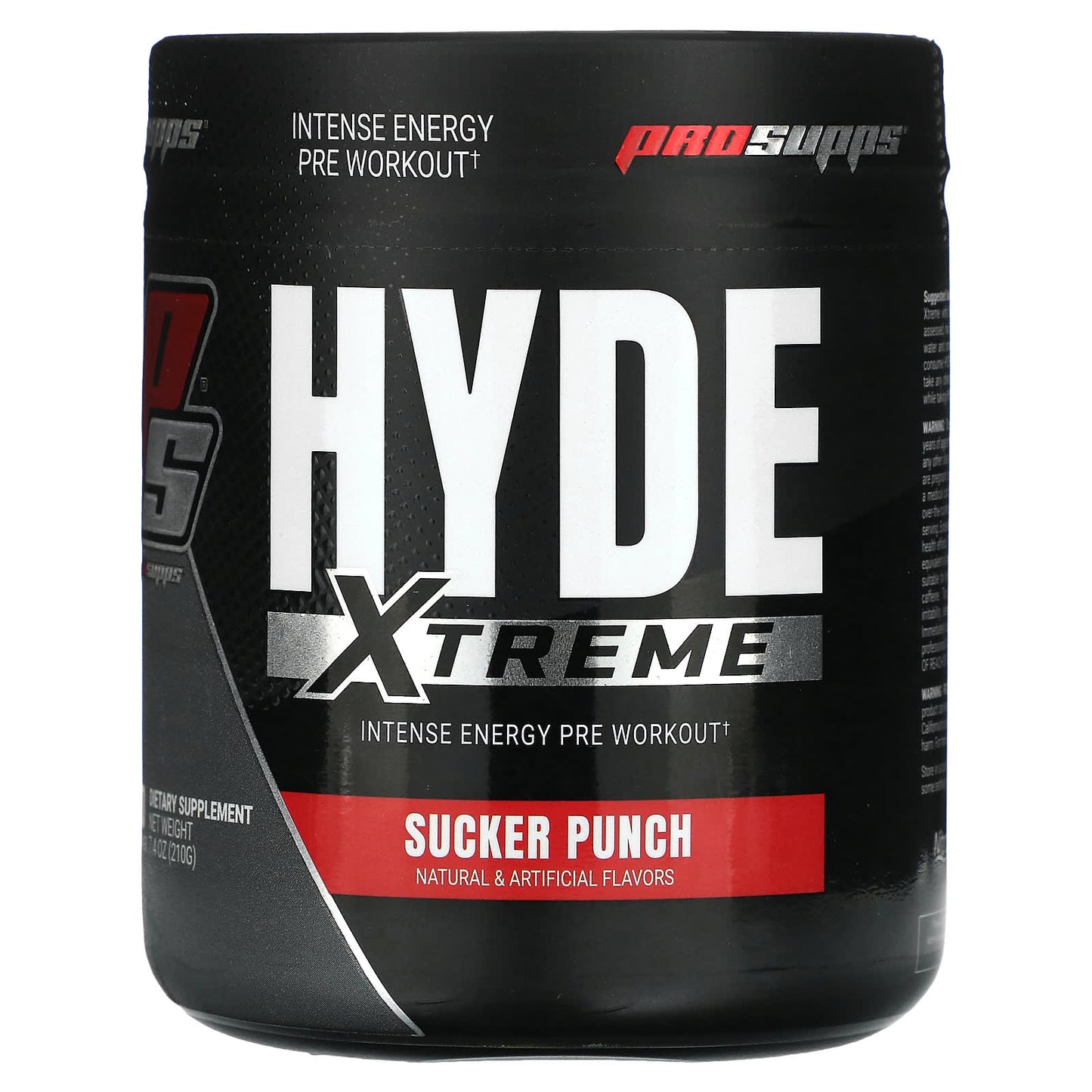 ProSupps-Hyde Xtreme-Intense Energy Pre Workout-Sucker Punch-7.4 oz (210 g)