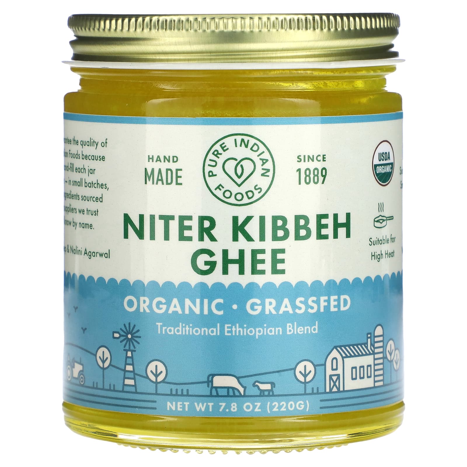 Pure Indian Foods-Niter Kibbeh Ghee-7.8 oz (220 g)