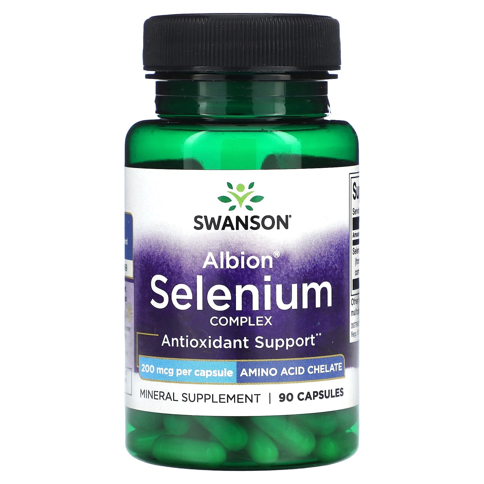 Swanson-Albion Selenium Complex-200 mcg -90 Capsules