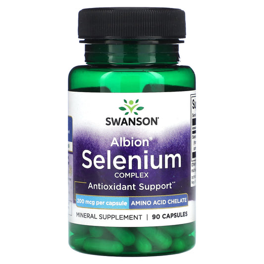 Swanson-Albion Selenium Complex-200 mcg -90 Capsules