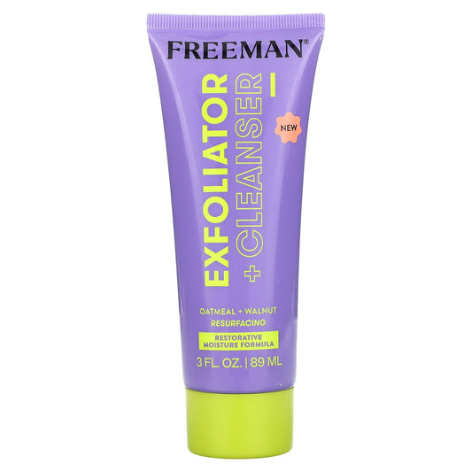 Freeman Beauty-Exfoliator + Cleanser-3 fl oz (89 ml)