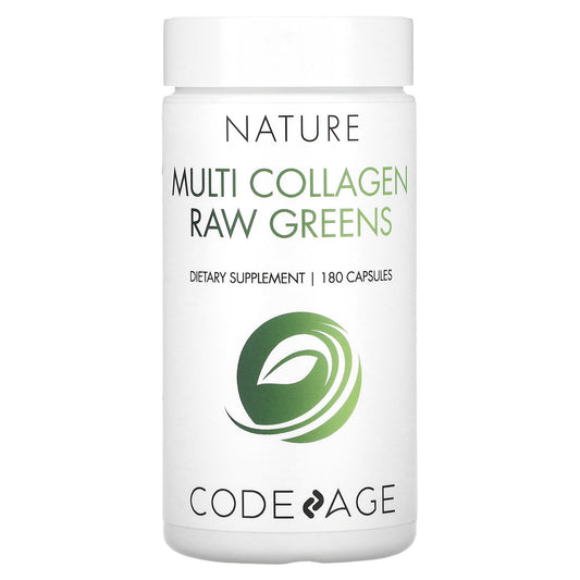 Codeage-Nature-Multi Collagen Raw Greens-180 Capsules