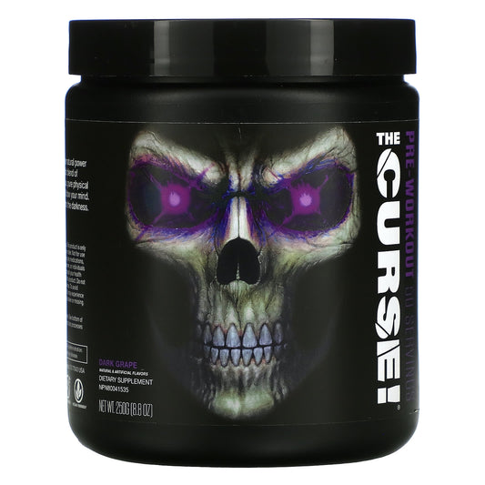 JNX Sports-The Curse-Pre-Workout-Dark Grape-8.8 oz ( 250 g)