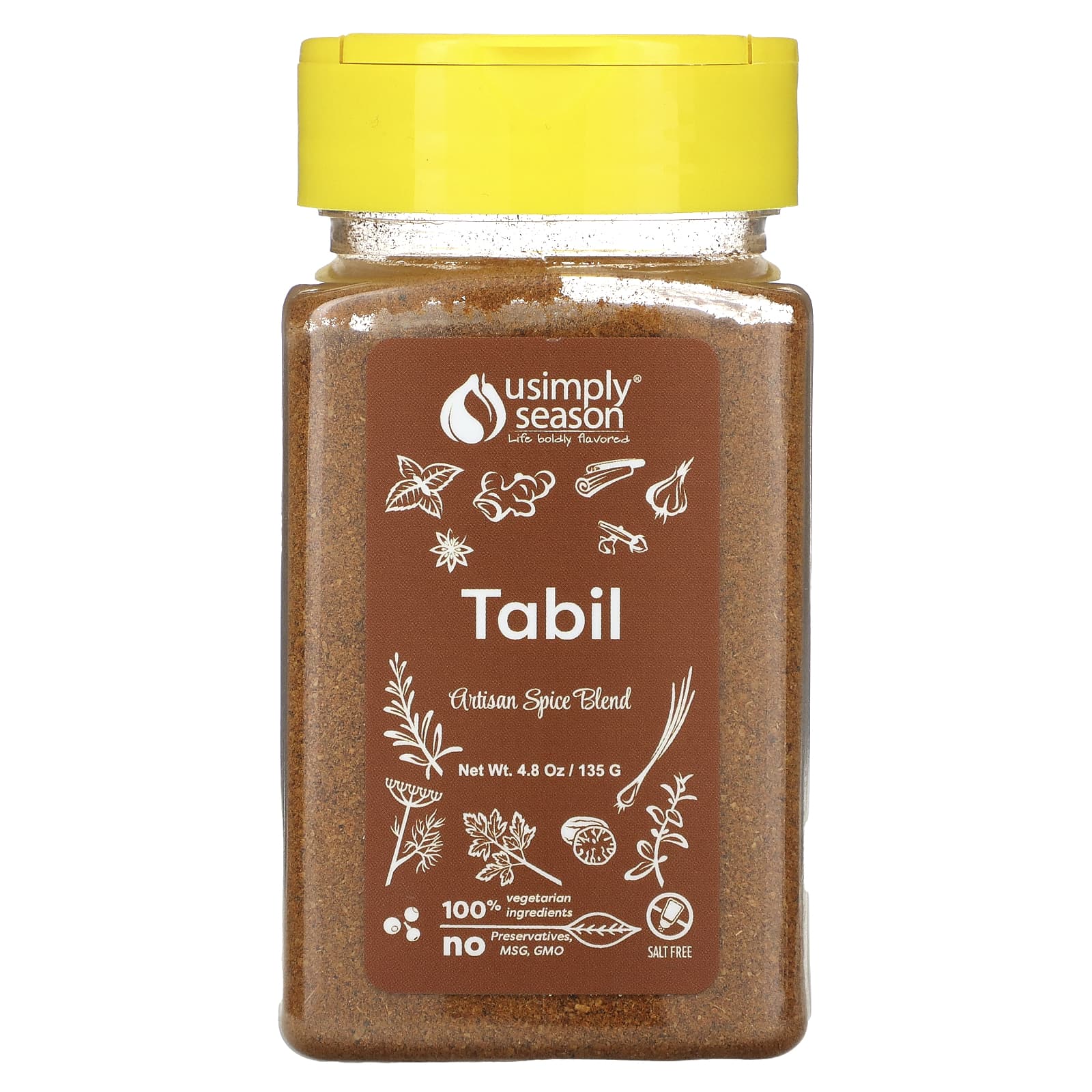 USimplySeason-Artisan Spice Blend-Tabil -4.8 oz (135 g)