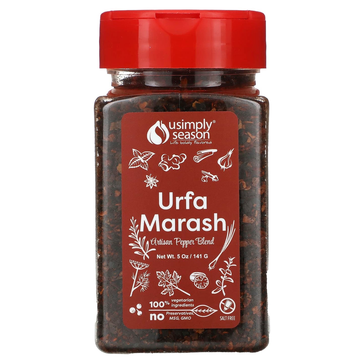 USimplySeason-Artisan Pepper Blend-Urfa Marash-5 oz (141 g)