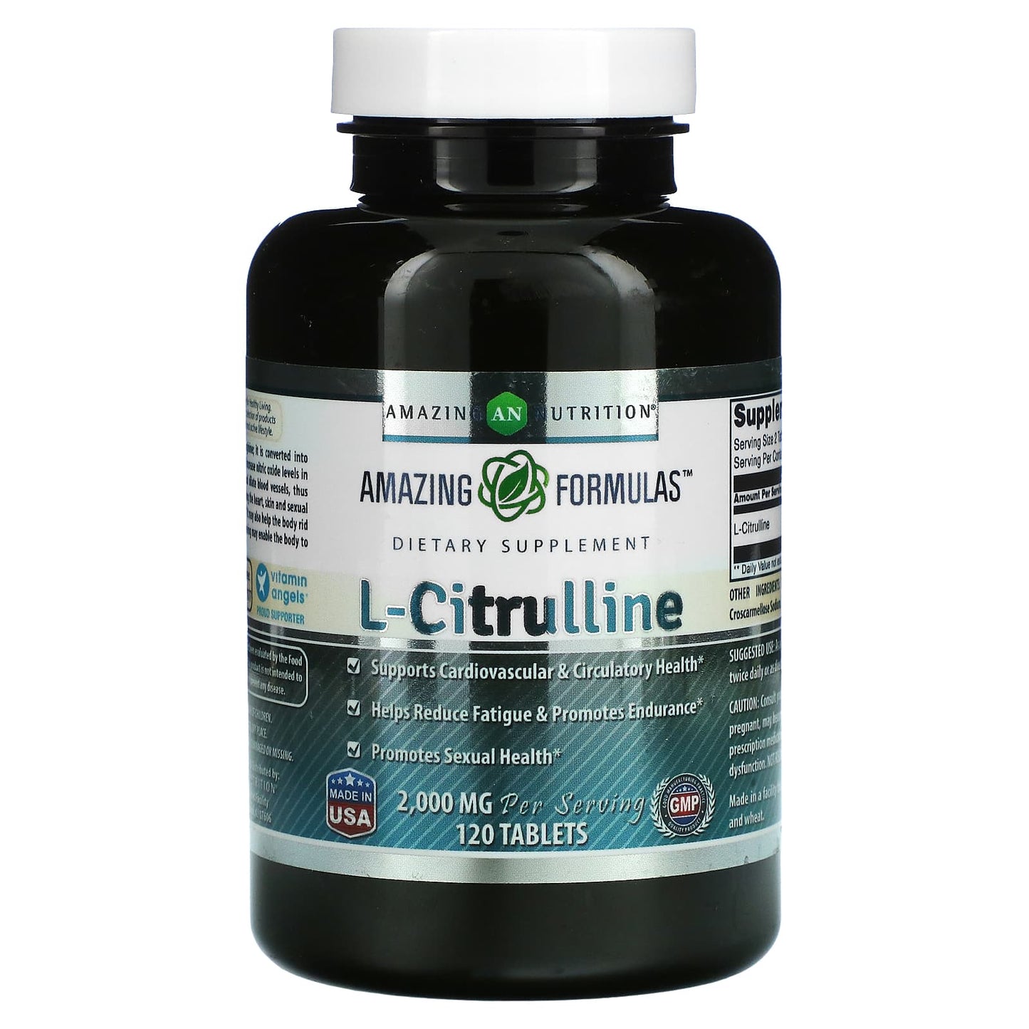 Amazing Nutrition-L-Citrulline-2,000 mg-120 Tablets (1,000 mg per Tablet)