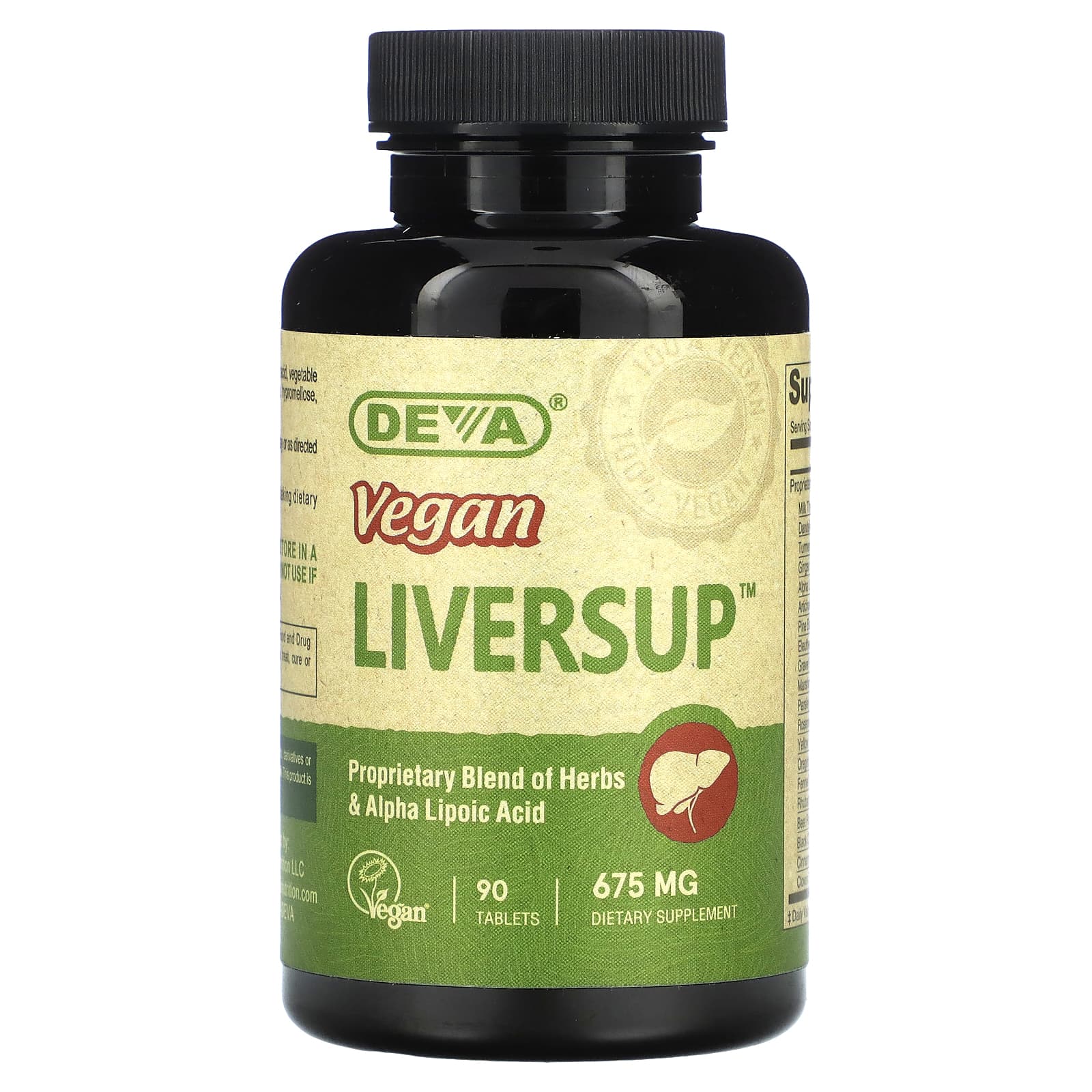 Deva-Vegan Liversup-675 mg -90 Tablets