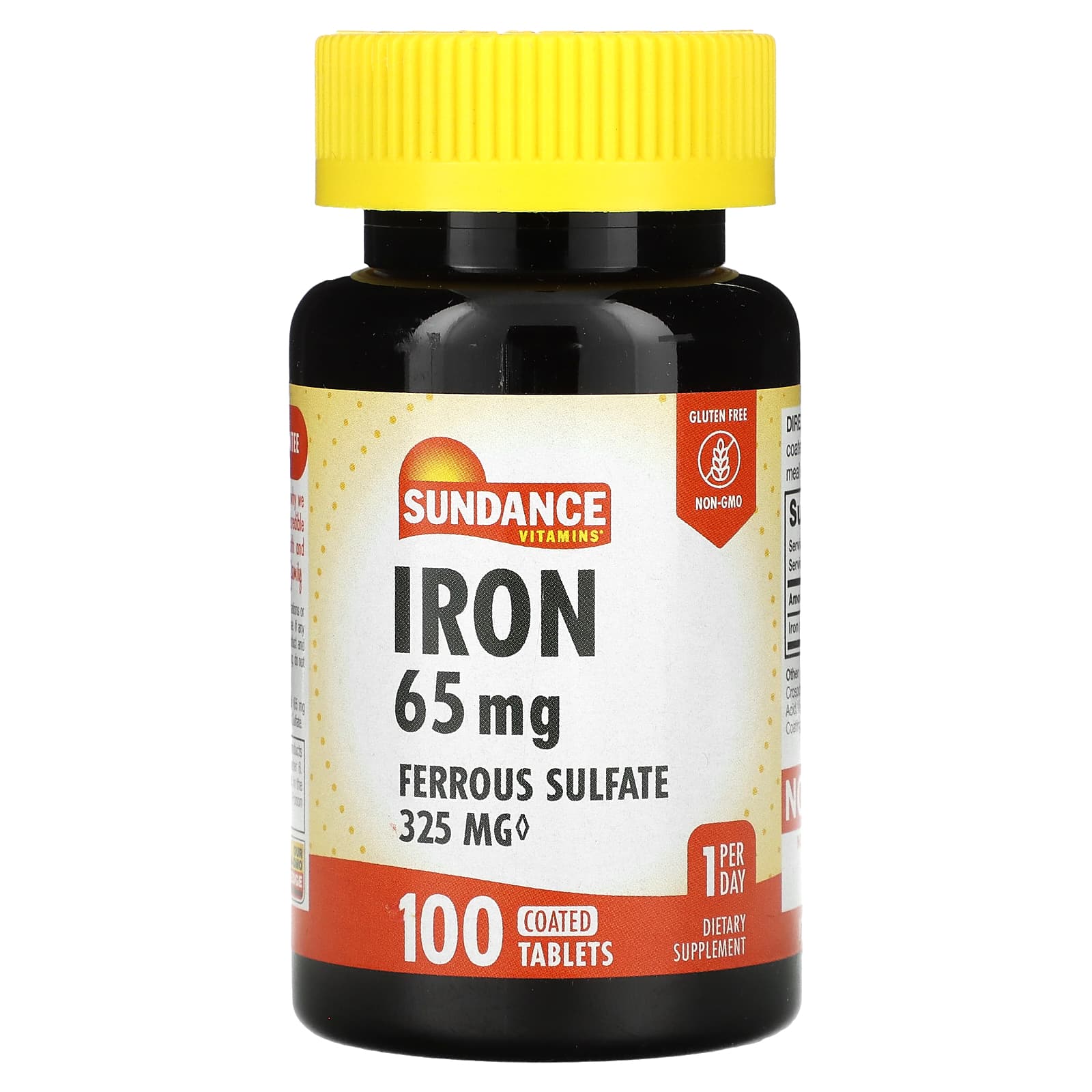 Sundance Vitamins-Iron-65 mg-100  Coated Tablets