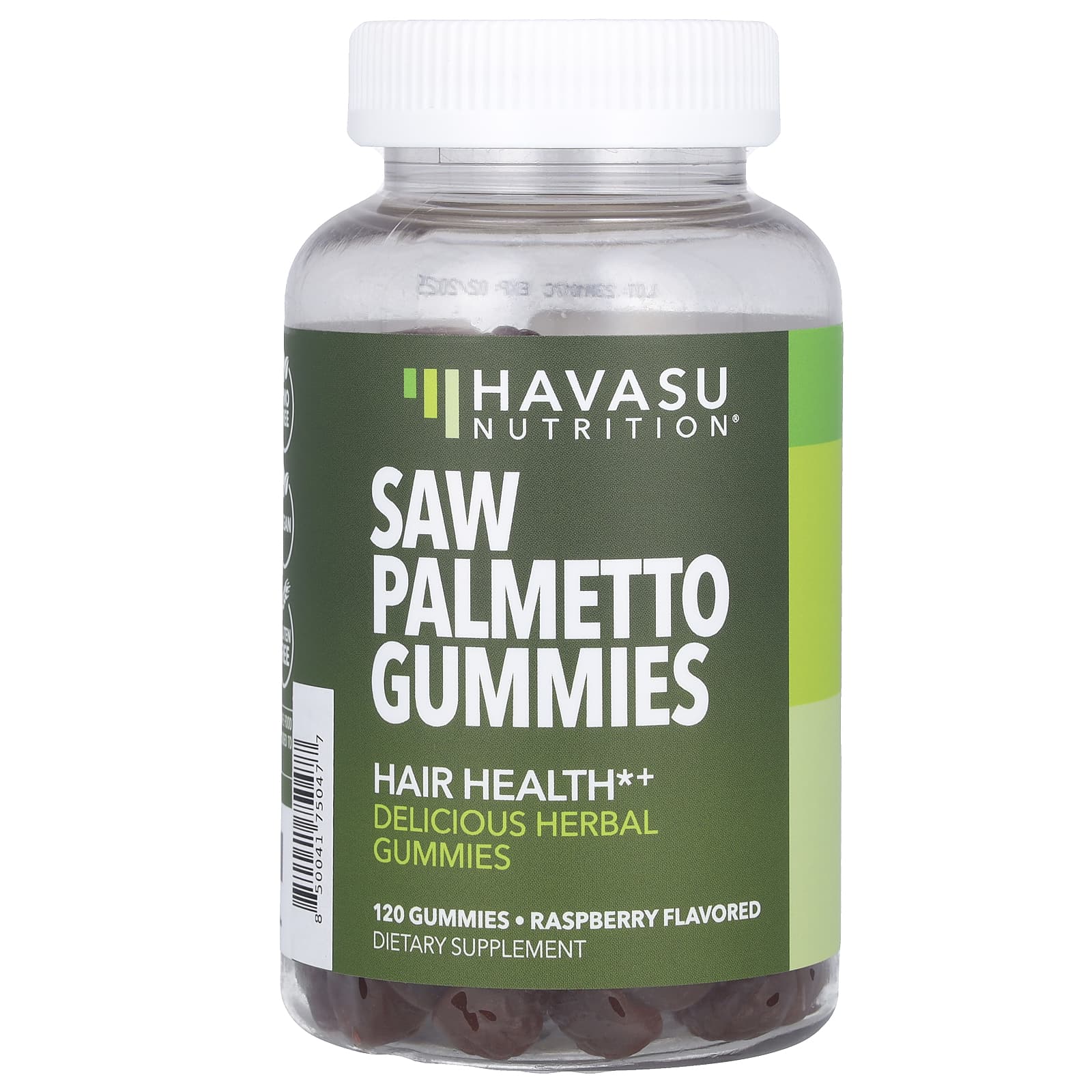 Havasu Nutrition-Saw Palmetto Gummies-Raspberry-120 Gummies