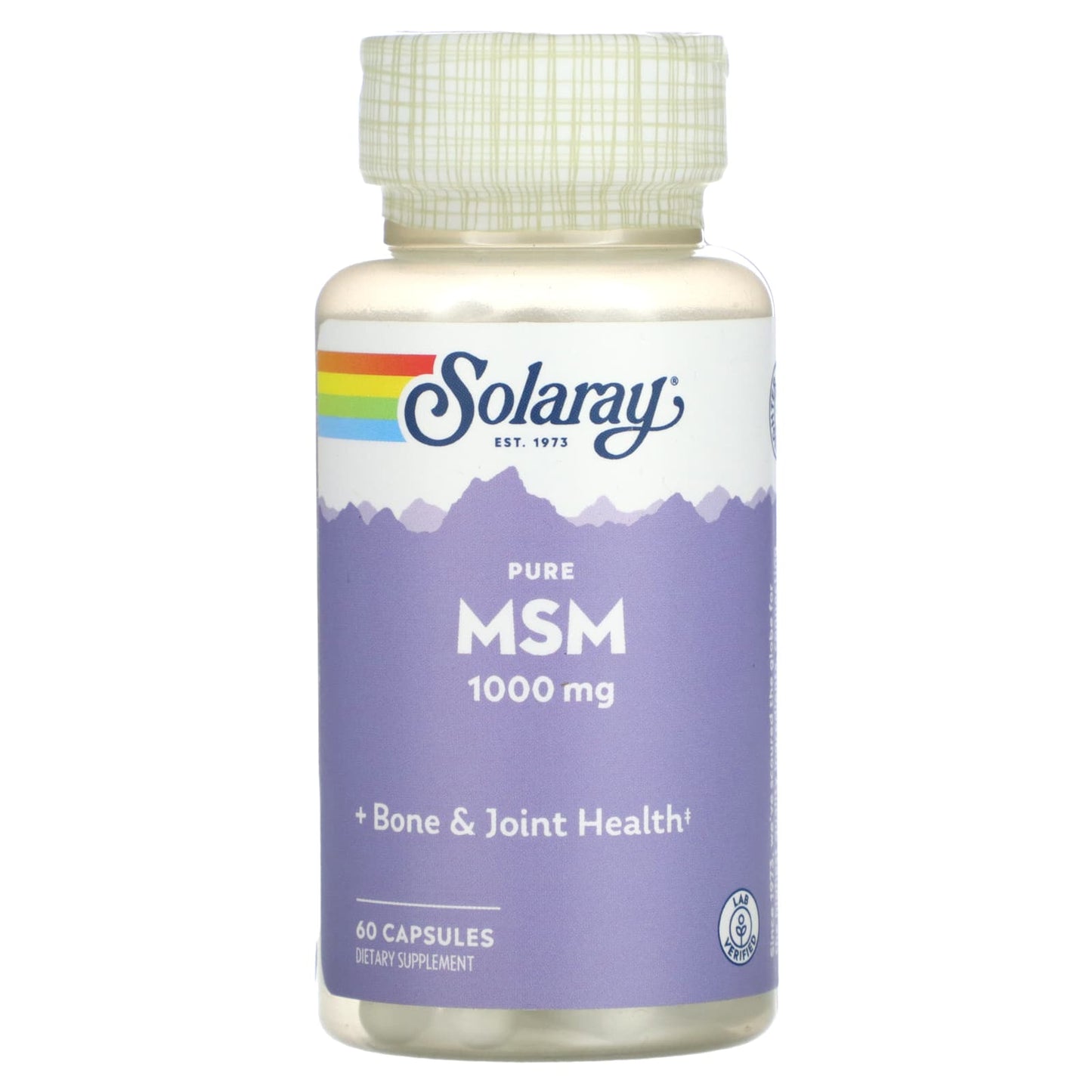 Solaray-Pure-MSM-1,000 mg -60 Capsules