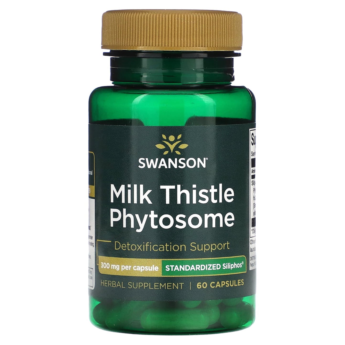 Swanson-Milk Thistle Phytosome-300 mg -60 Capsules