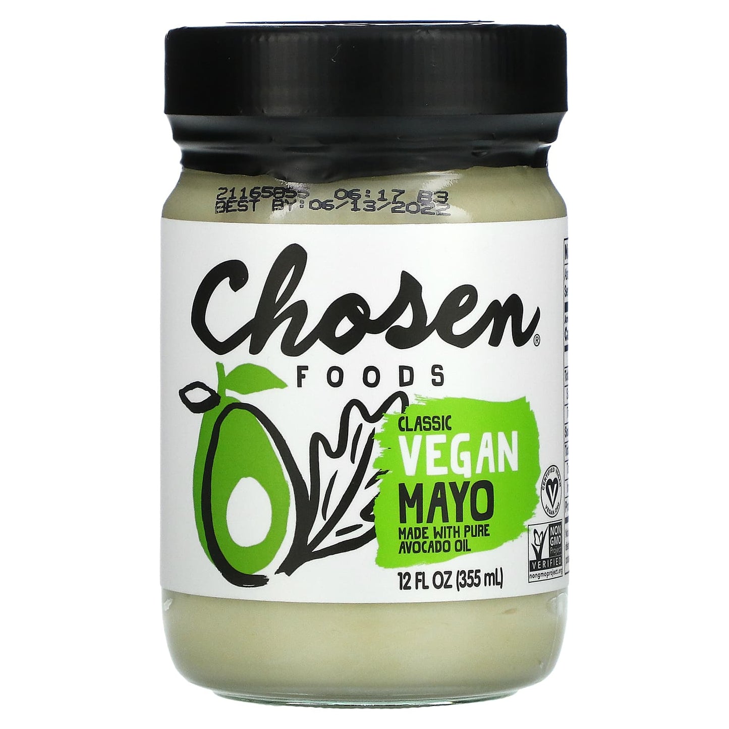 Chosen Foods-Classic Vegan Mayo-12 fl oz (355 ml)