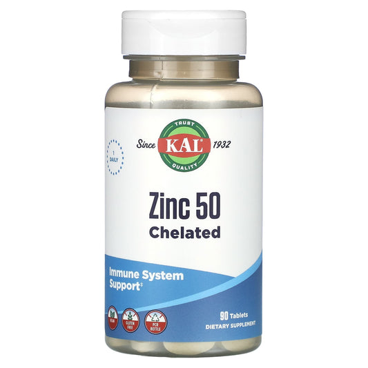 KAL-Zinc 50 Chelated-90 Tablets