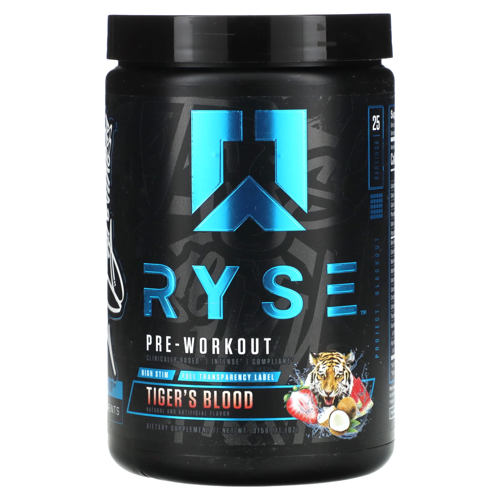 RYSE-Pre-Workout-Tiger's Blood-11.1 oz (315 g)