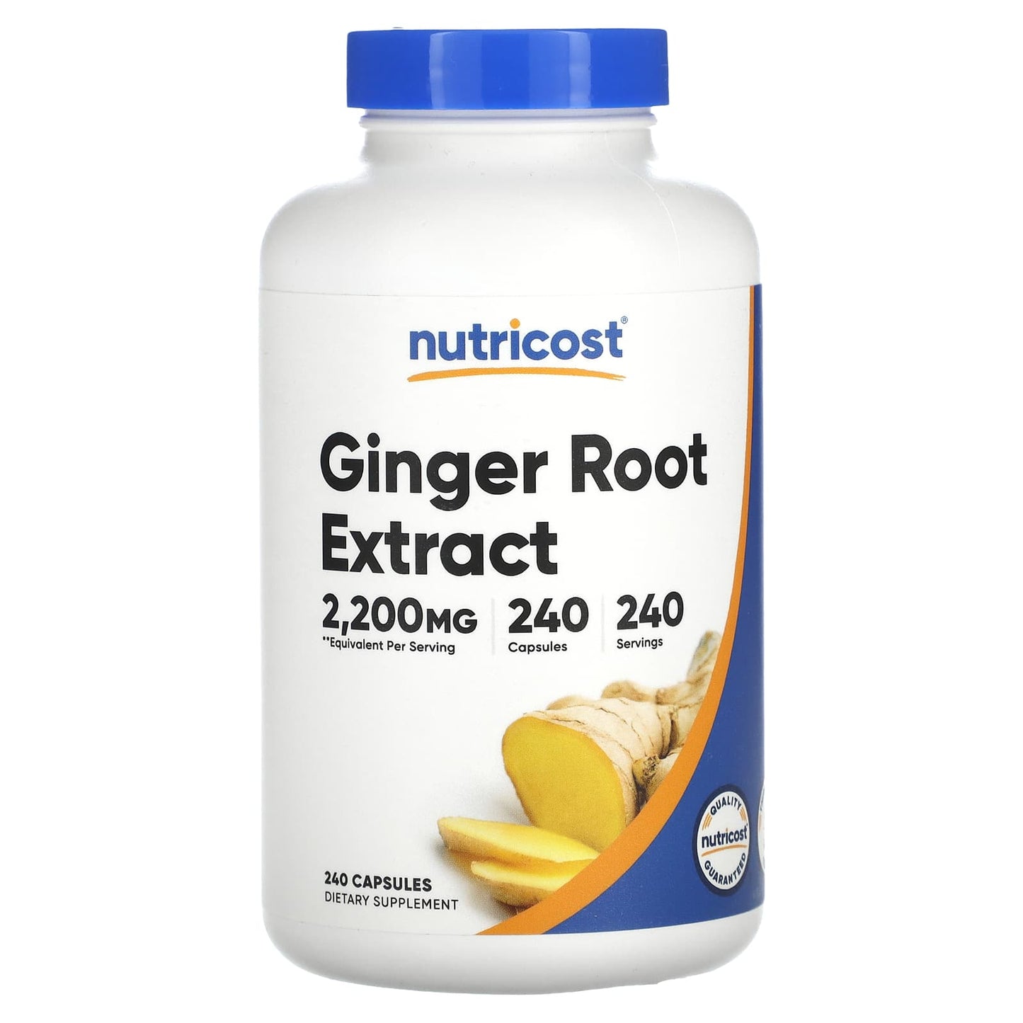 Nutricost-Ginger Root Extract-2,200 mg -240 Capsules