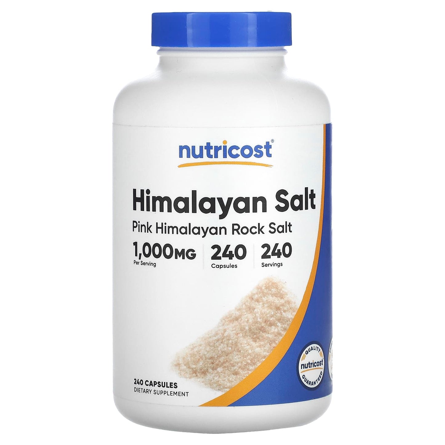 Nutricost-Himalayan Salt -1,000 mg -240 Capsules