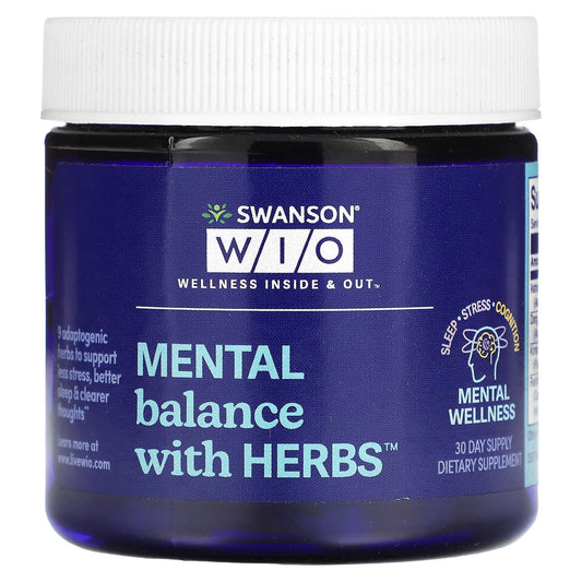 Swanson WIO-Mental Balance with Herbs-30 Capsules