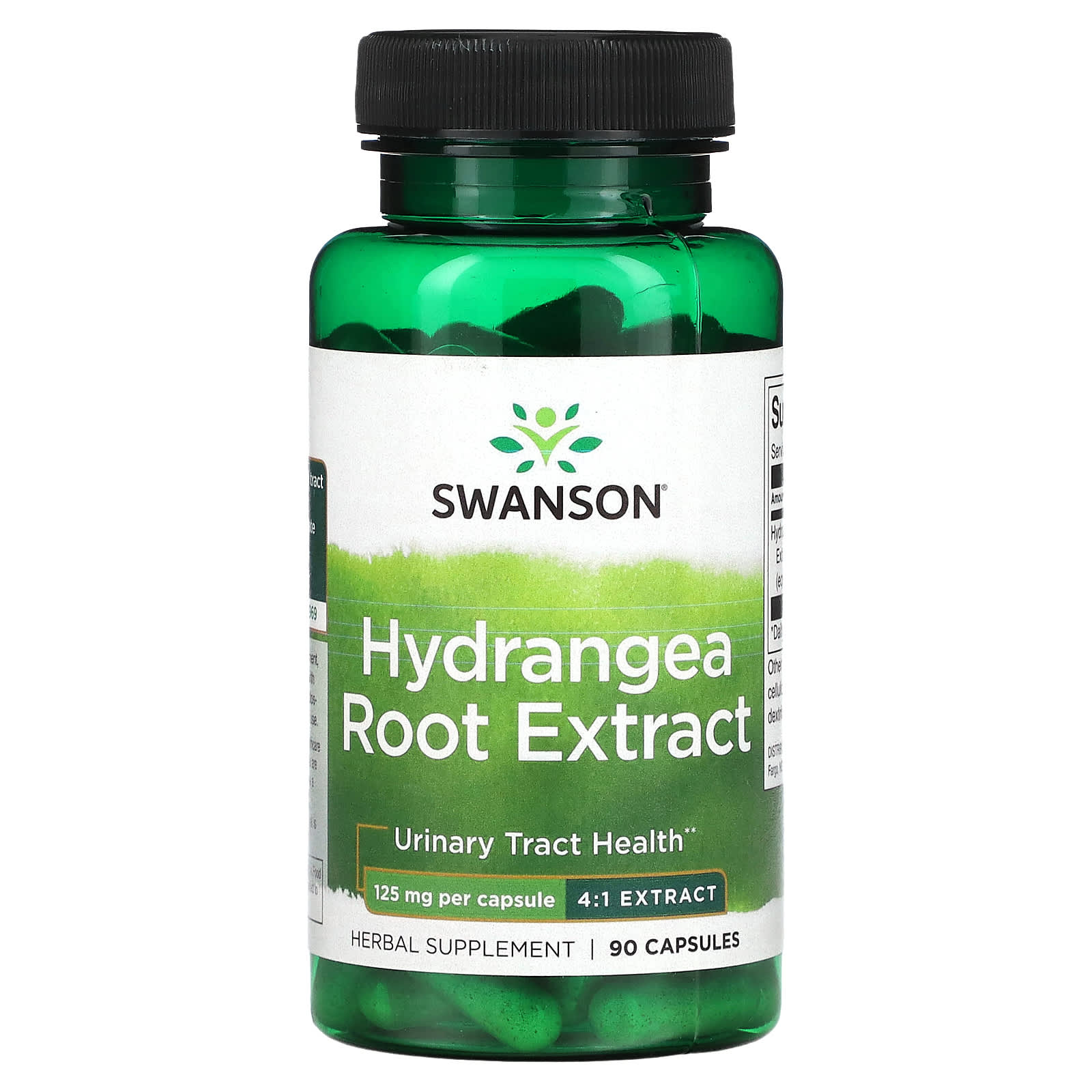 Swanson-Hydrangea Root Extract-125 mg-90 Capsules