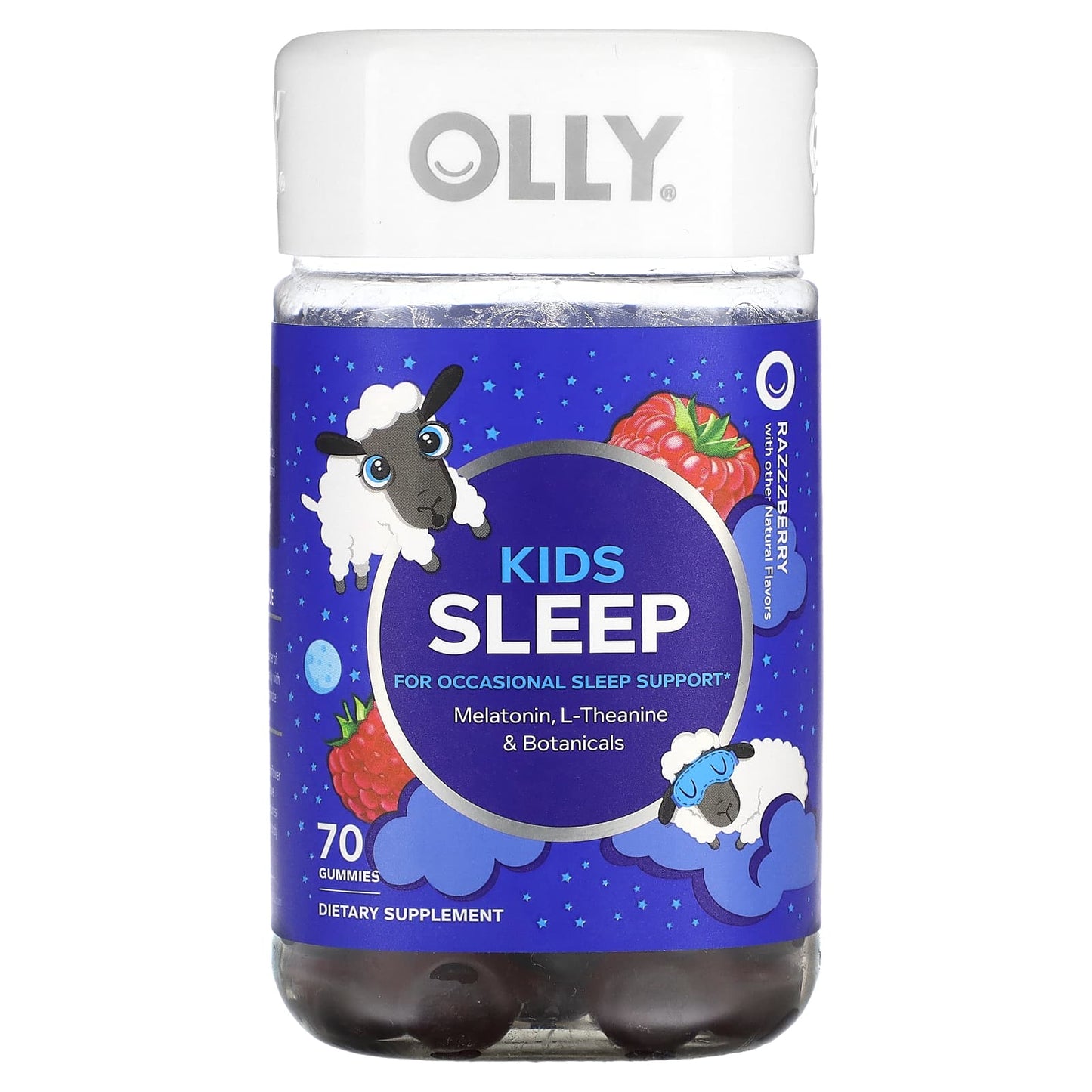 OLLY-Kids Sleep-Razzzberry -70 Gummies