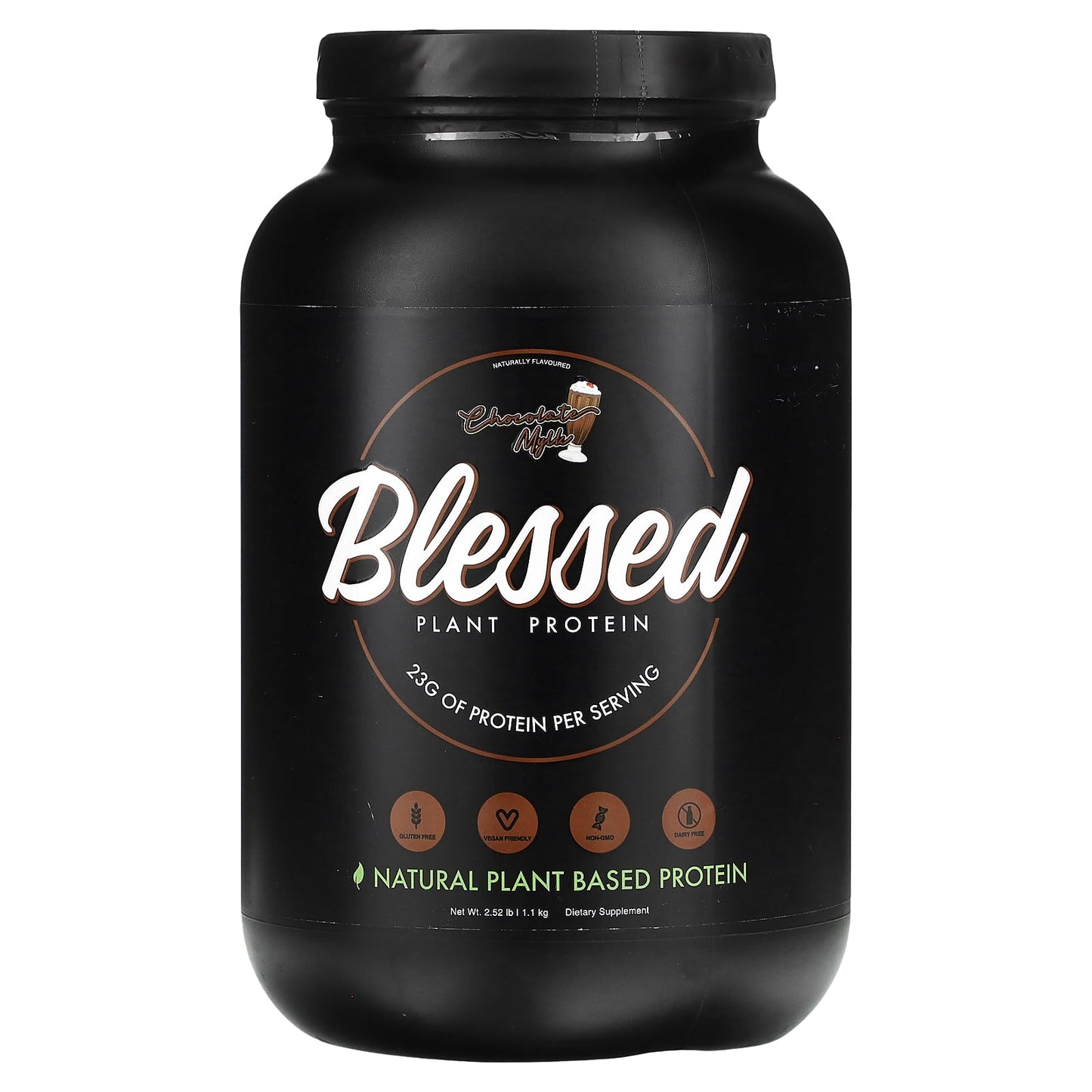 Blessed-Plant Protein-Chocolate Mylk-2.52 lbs (1.1 kg)