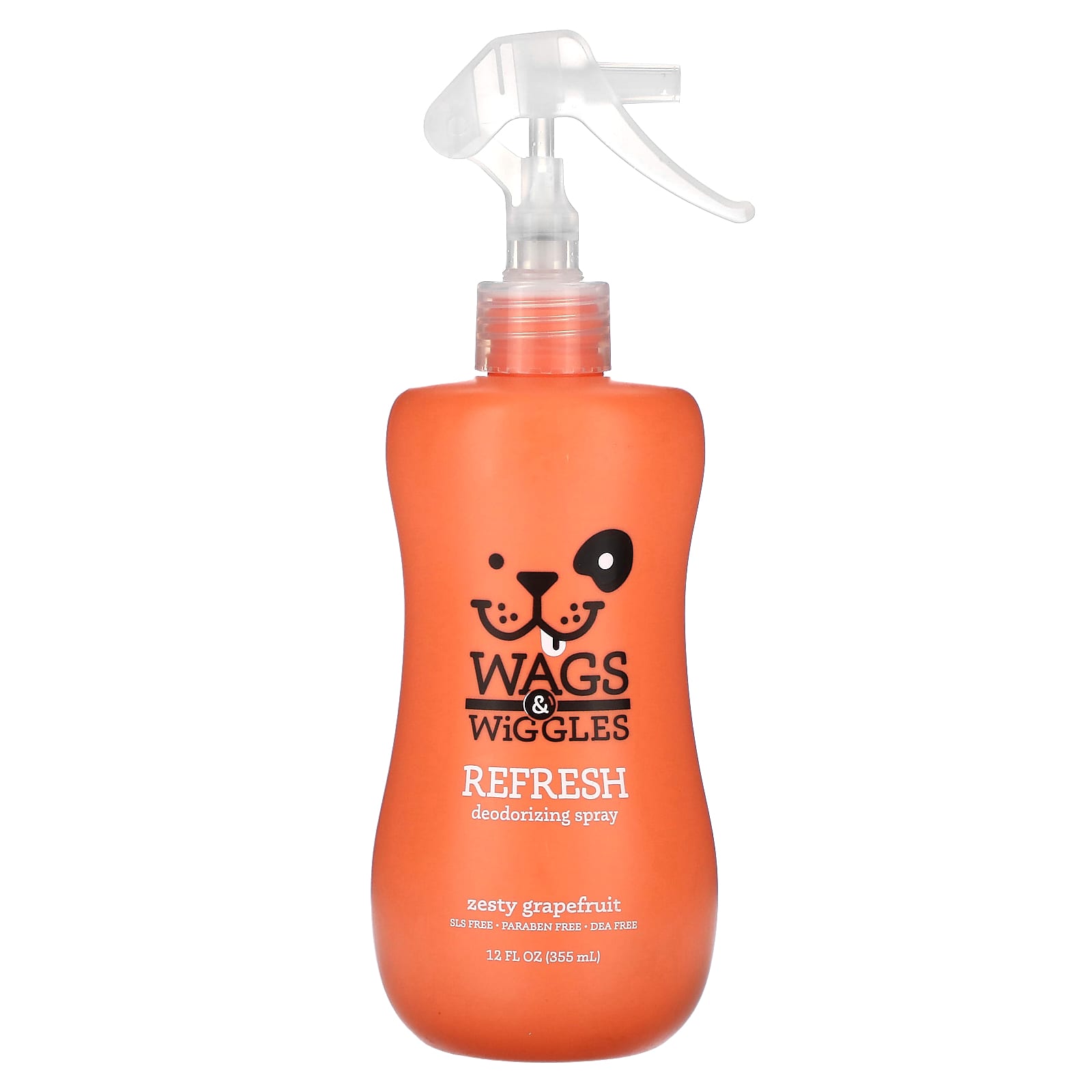 Wags & Wiggles-Refresh Deodorizing Spray-Zesty Grapefruit-12 fl oz (355 ml)