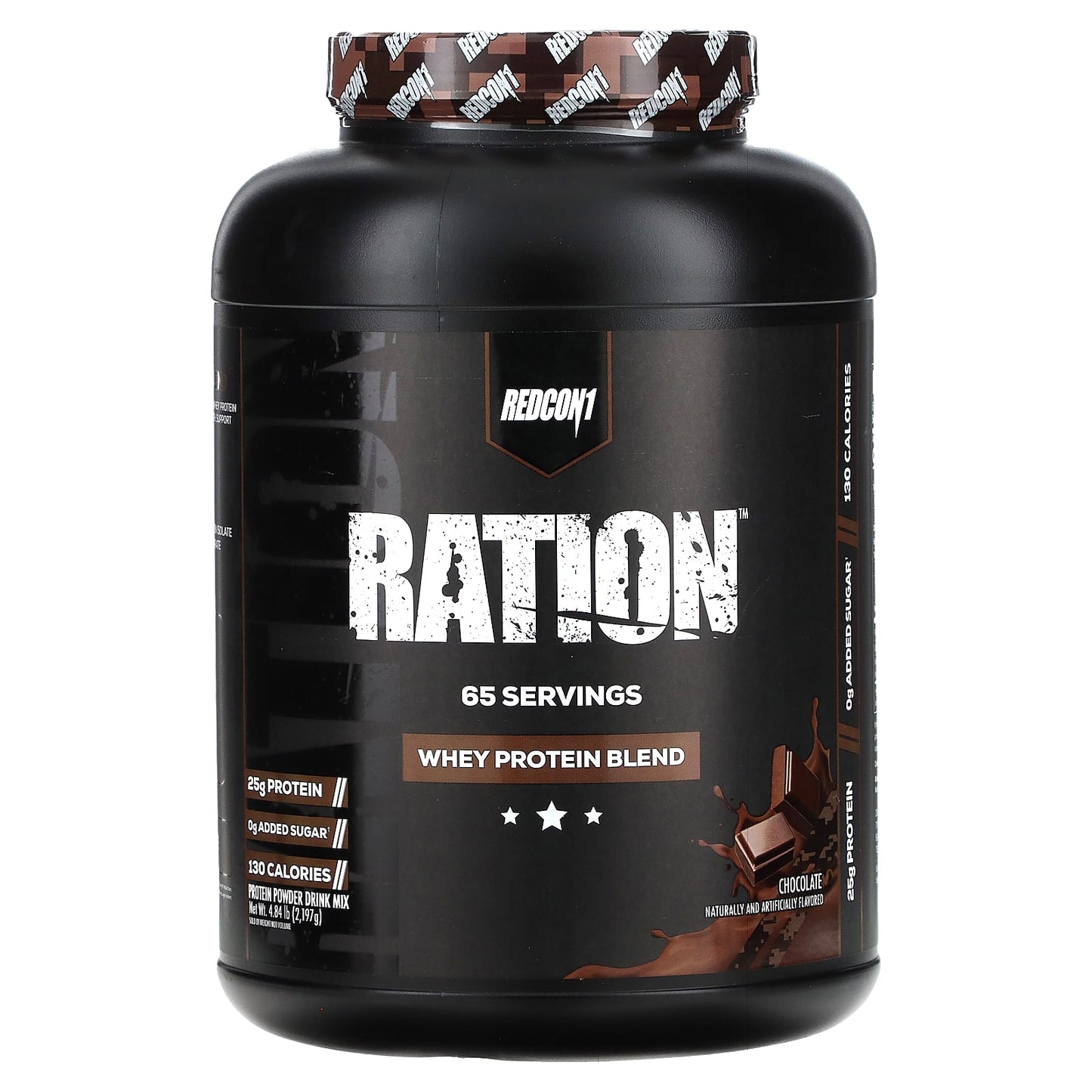 Redcon1-Ration-Whey Protein Blend-Chocolate-4.84 lbs (2,197 g)