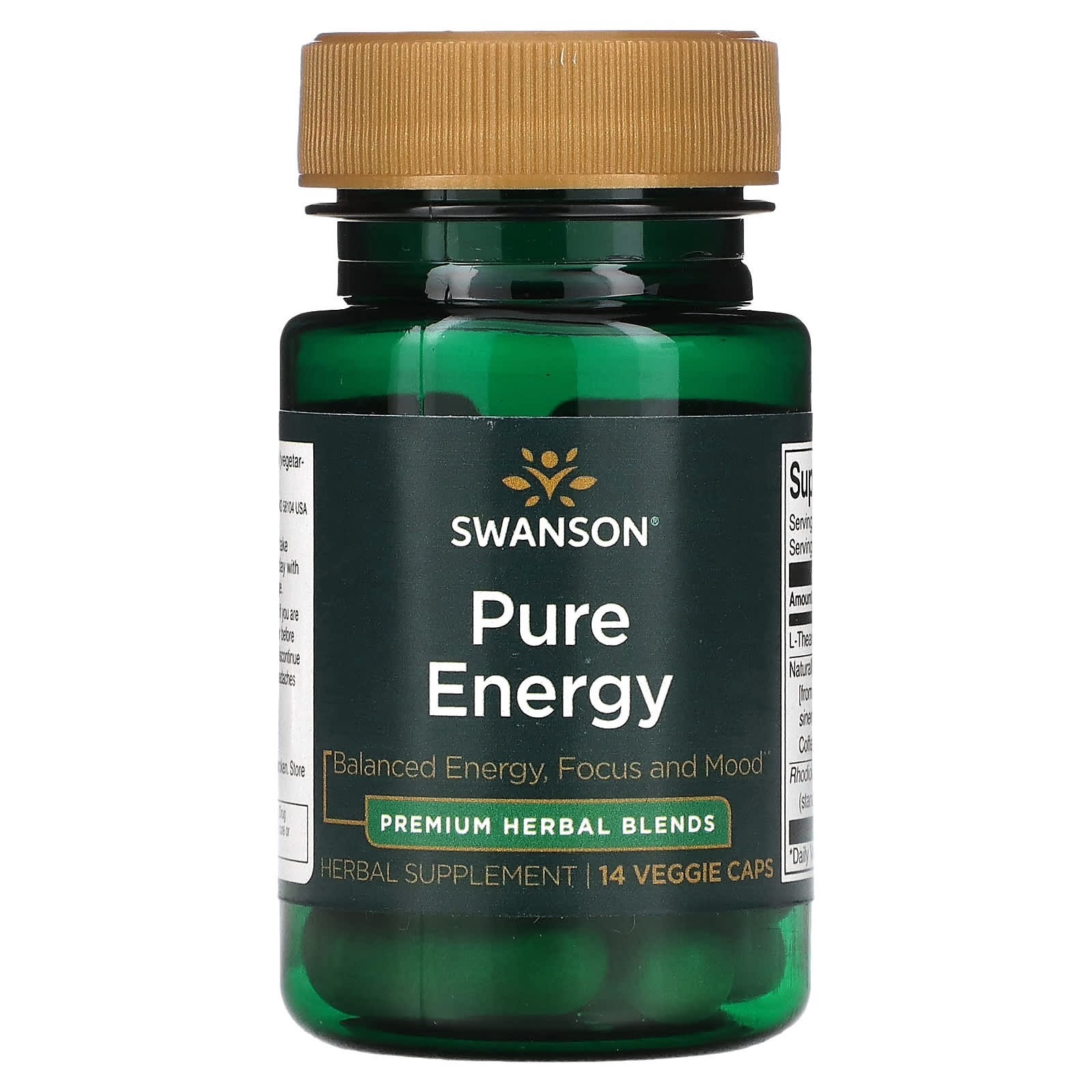 Swanson-Pure Energy-14 Veggie Caps