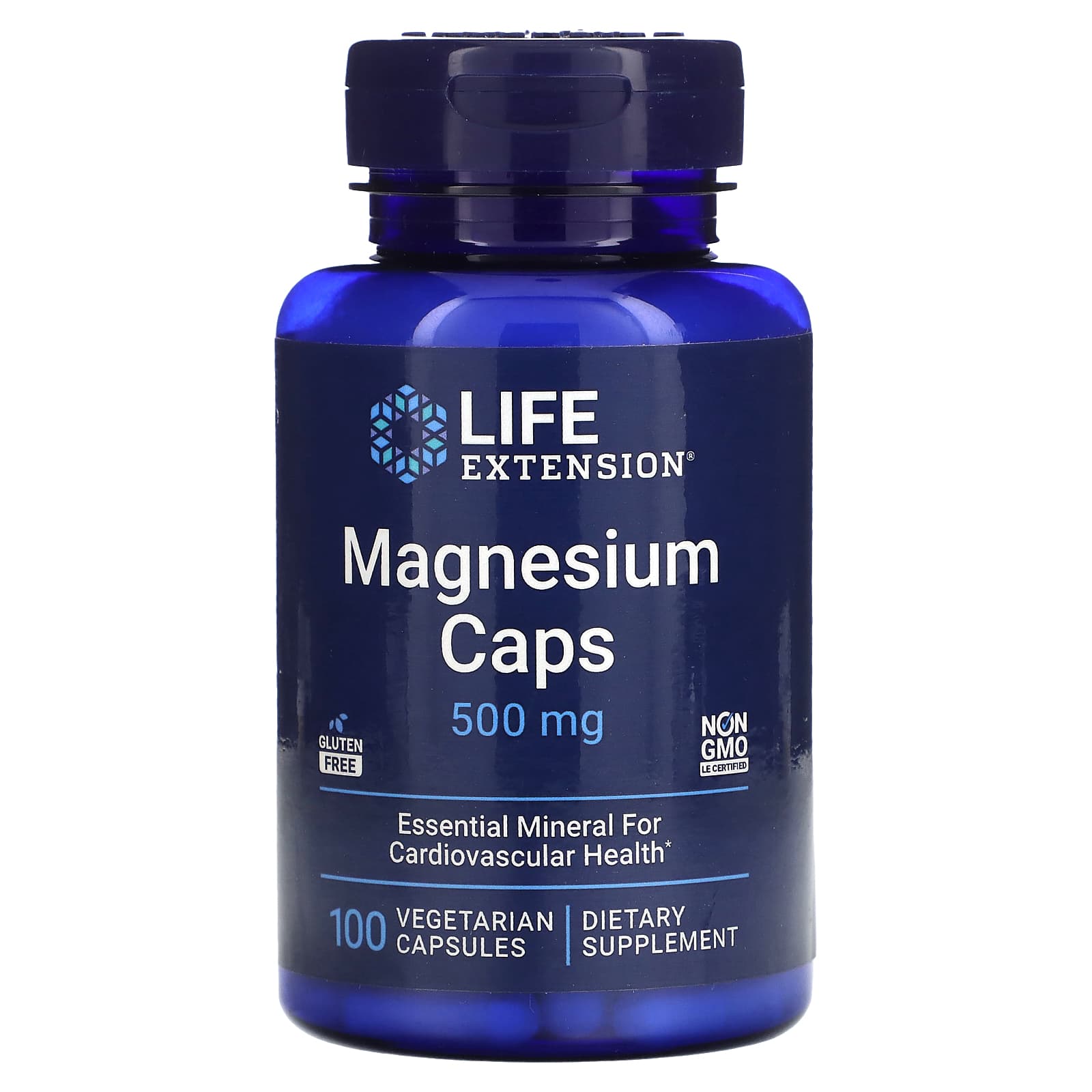 Life Extension-Magnesium Caps -500 mg-100 Vegetarian Capsules