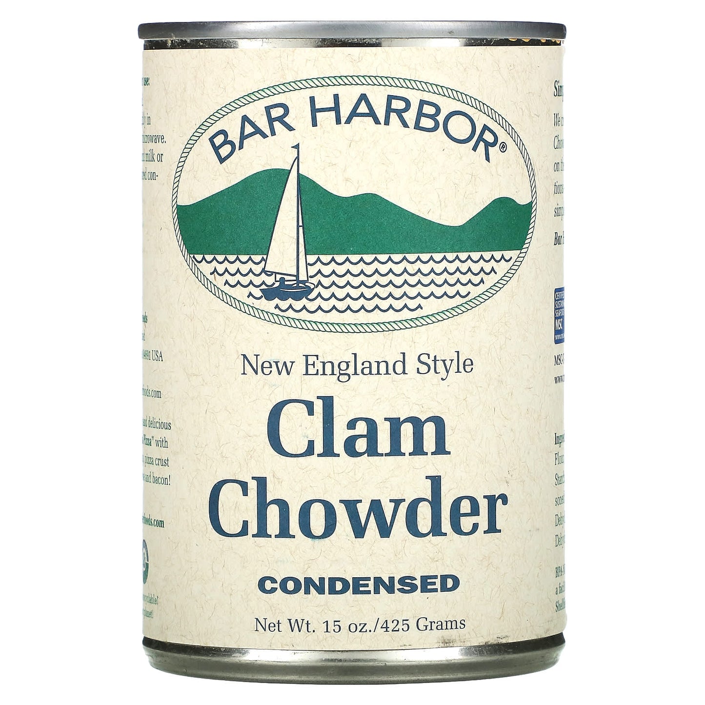 Bar Harbor-New England Style Clam Chowder-Condensed-15 oz (425 g)