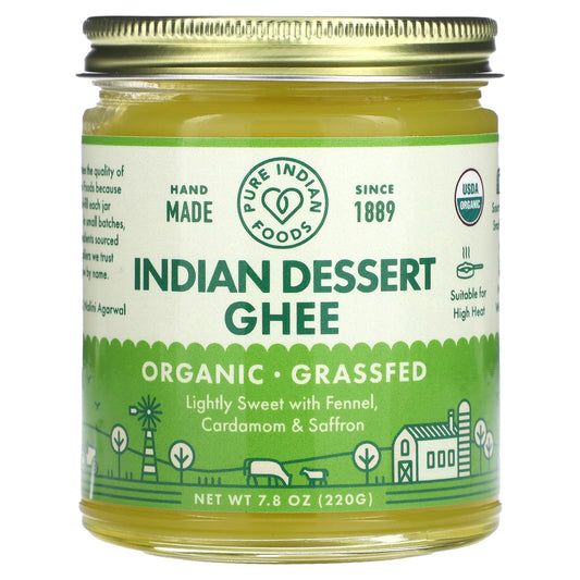 Pure Indian Foods-Indian Dessert Ghee-7.8 oz (220 g)