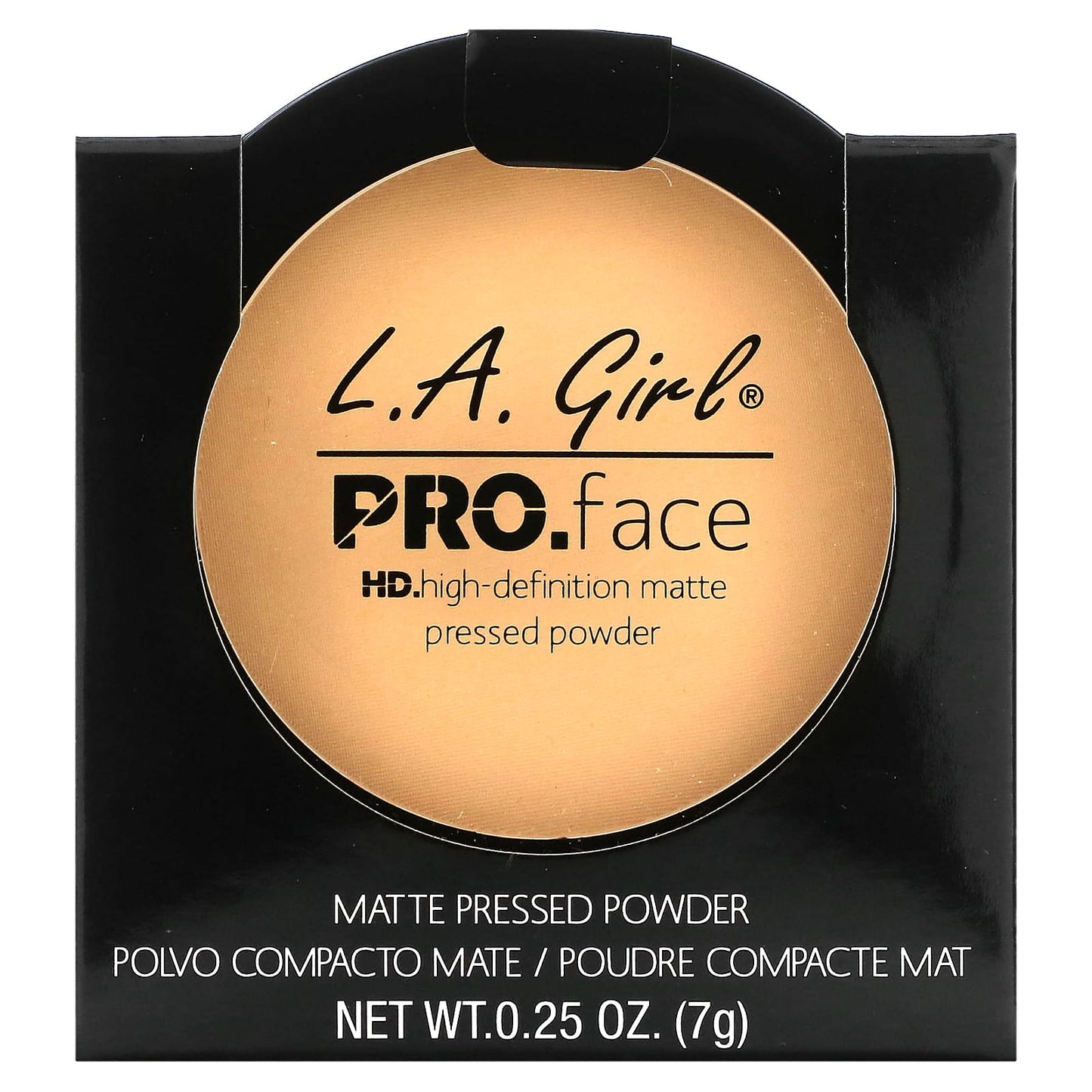 L.A. Girl, Pro Face HD Matte Pressed Powder, Creamy Natural, 0.25 oz (7 g)