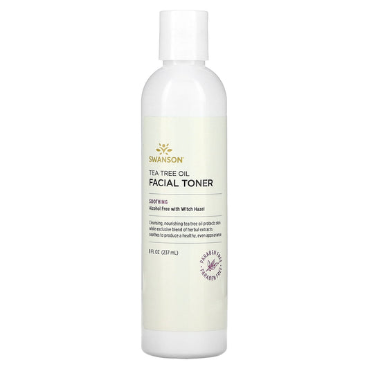 Swanson-Tea Tree Oil Facial Toner-8 fl oz (237 ml)