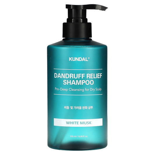 Kundal-Dandruff Relief Shampoo-White Musk -16.9 fl oz (500 ml)