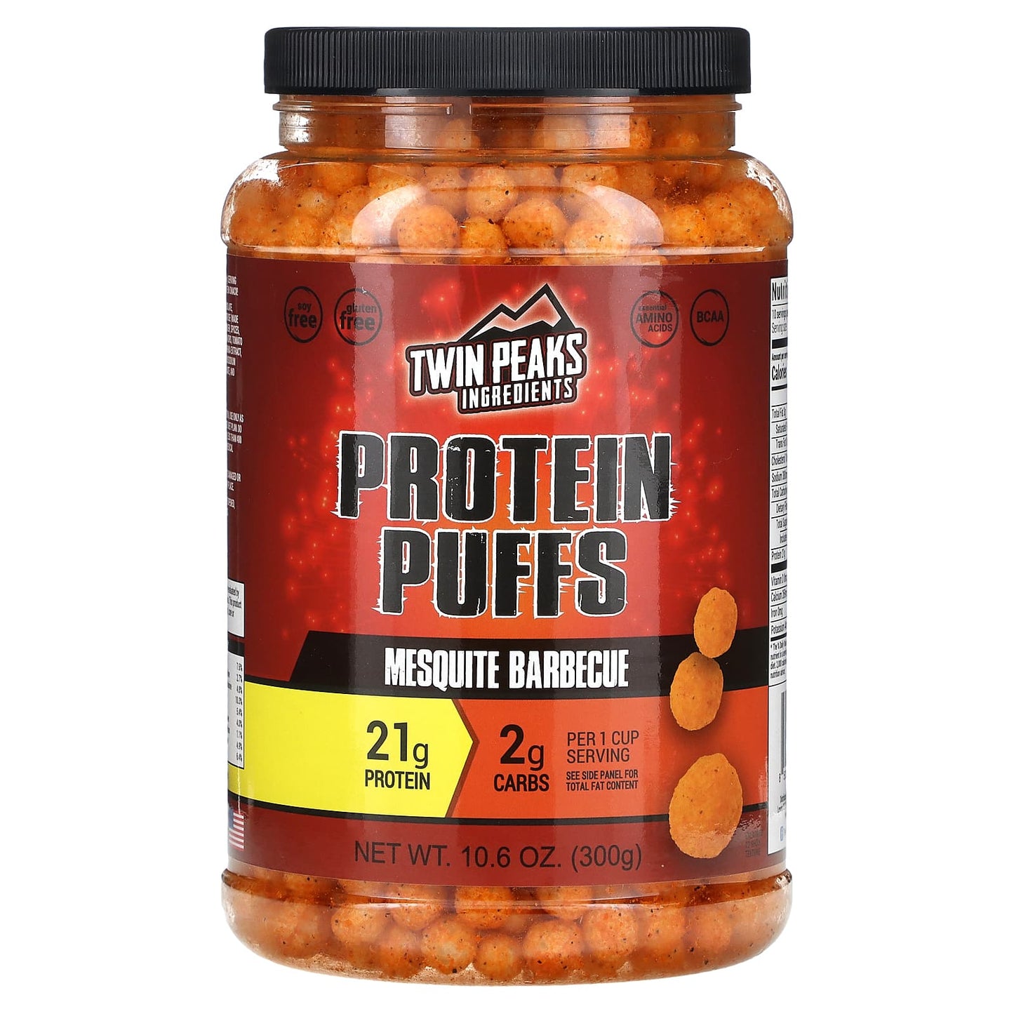 Twin Peaks-Protein Puffs-Mesquite Barbecue-10.6 oz (300 g)