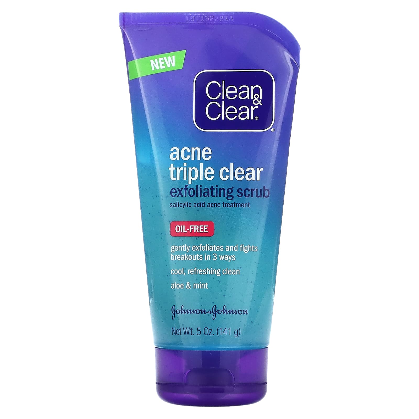 Clean & Clear-Acne Triple Clear Exfoliating Scrub-5 oz (141 g)