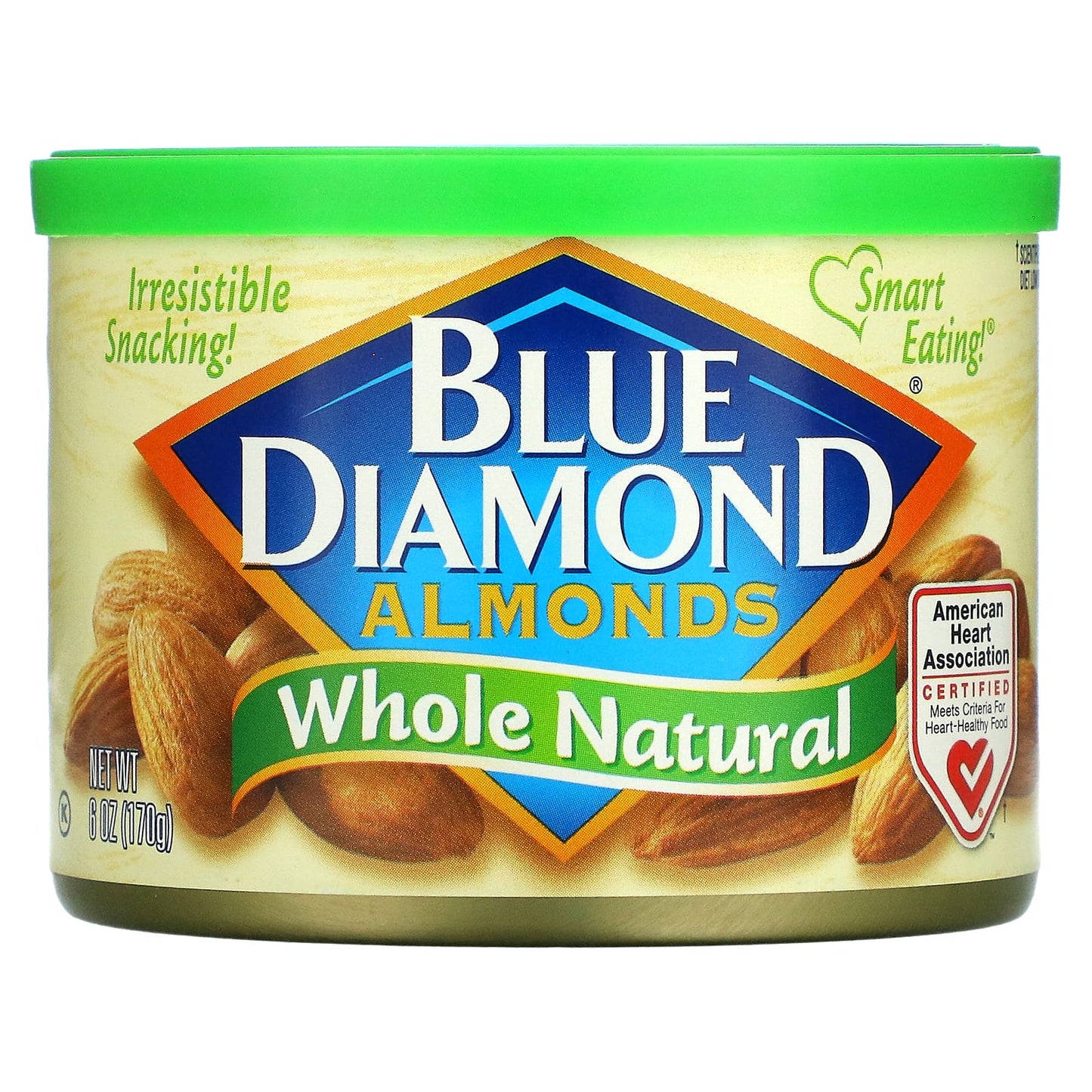 Blue Diamond-Almonds-Whole Natural-6 oz (170 g)