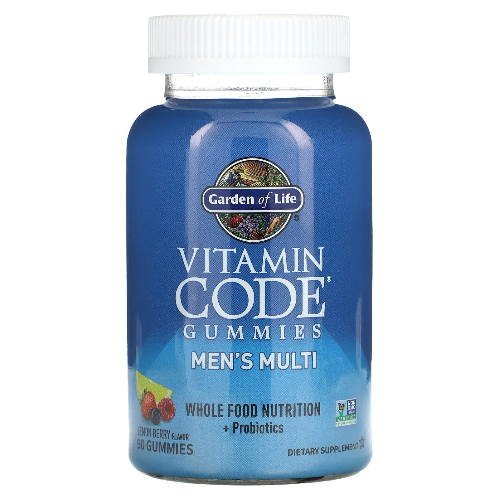 Garden of Life-Vitamin Code Gummies-Men's Multi-Lemon Berry-90 Gummies