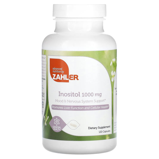 Zahler-Inositol-1,000 mg -120 Capsules