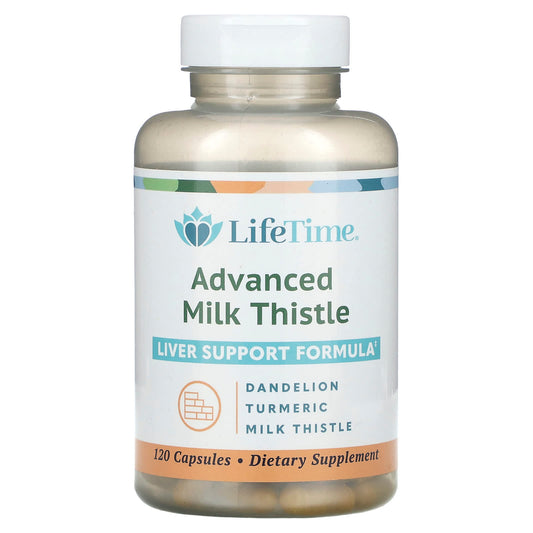 LifeTime Vitamins-Advanced Milk Thistle-120 Capsules