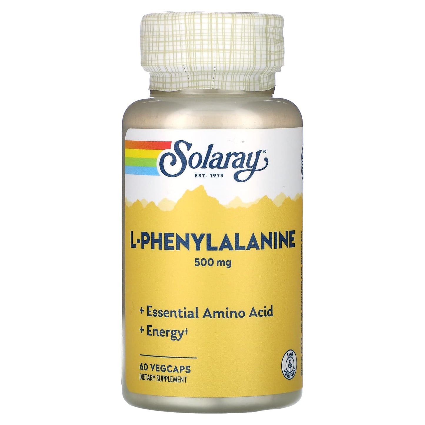 Solaray-L-Phenylalanine-500 mg-60 VegCaps