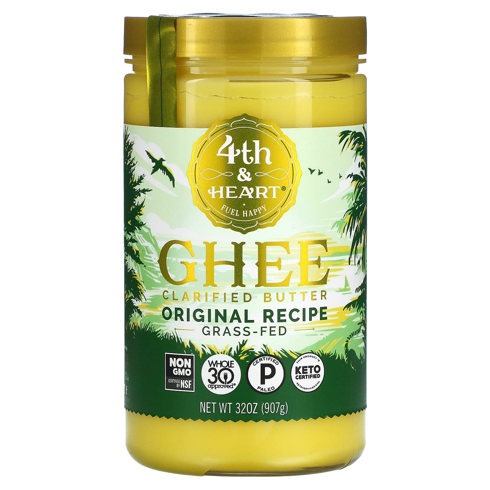 4th & Heart-Ghee Clarified Butter-Original Recipe-32 oz (907 g)