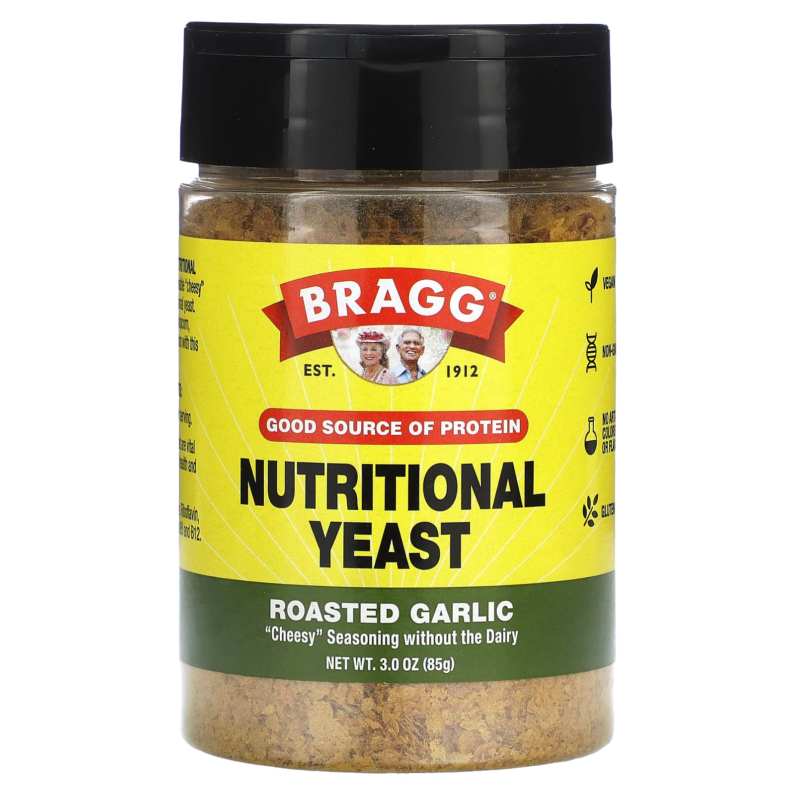 Bragg-Nutritional Yeast-Roasted Garlic-3 oz (85 g)