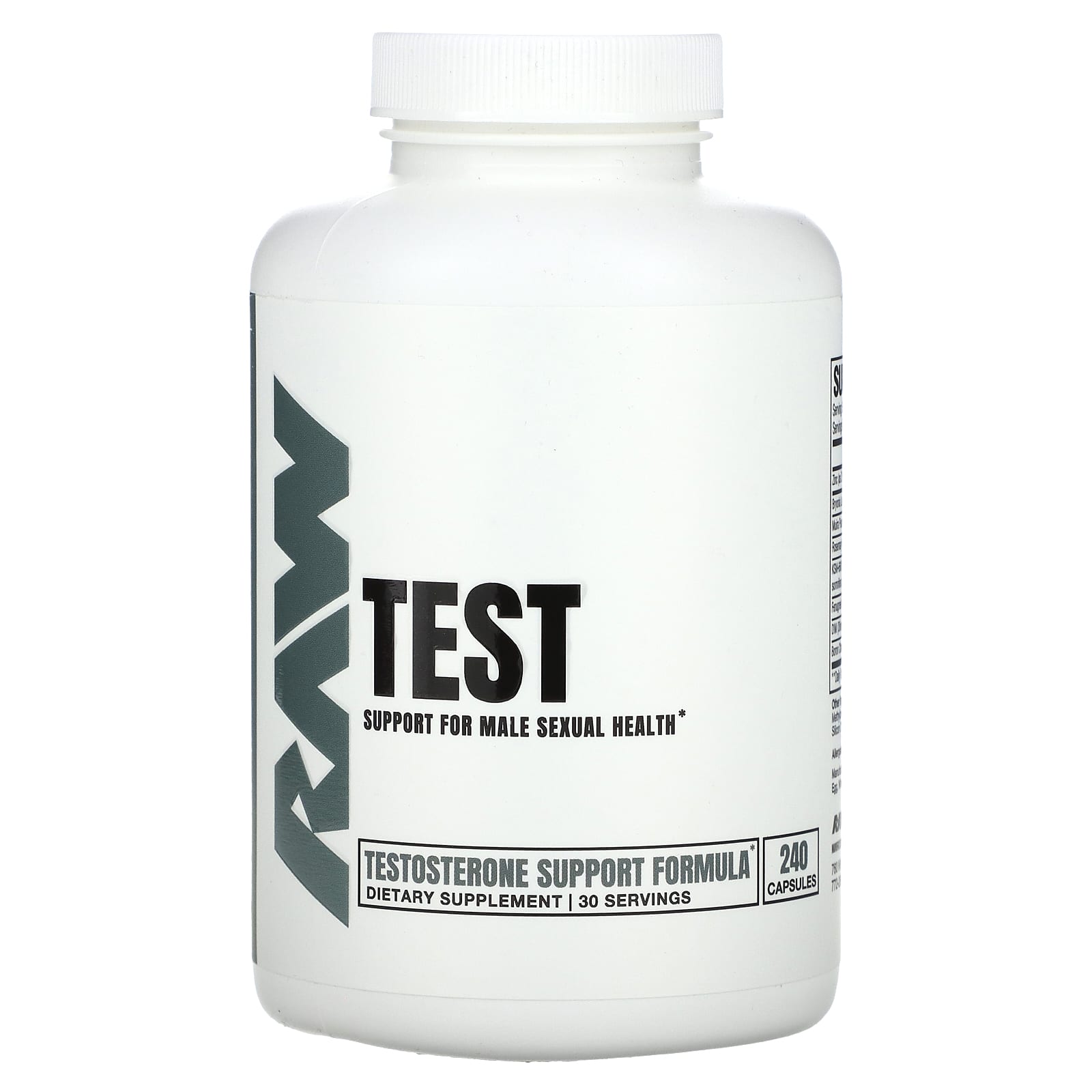 Raw Nutrition-Test-240 Capsules