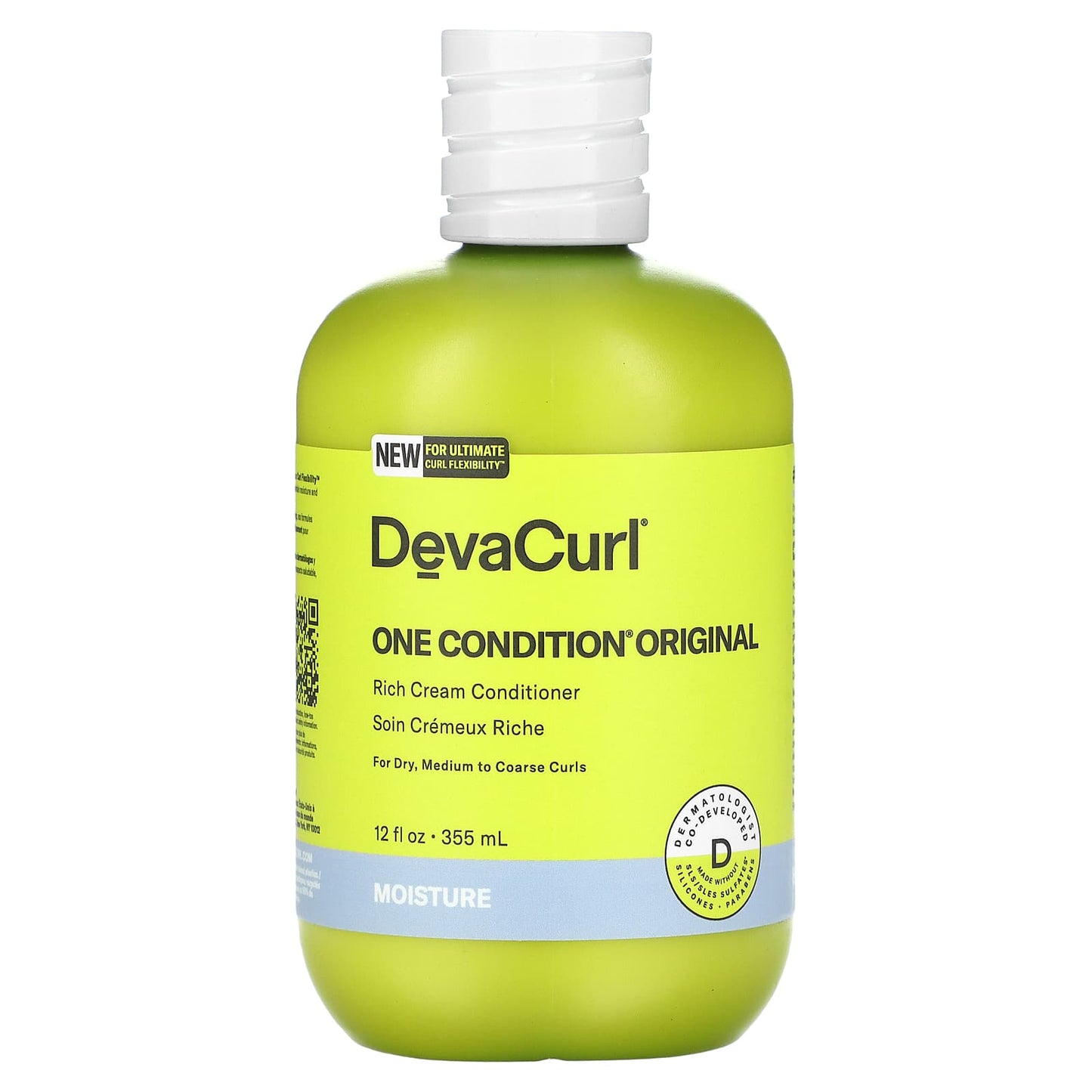 DevaCurl-One Condition Original-Rich Cream Conditioner-For Dry-Medium to Coarse Curls-12 fl oz (355 ml)