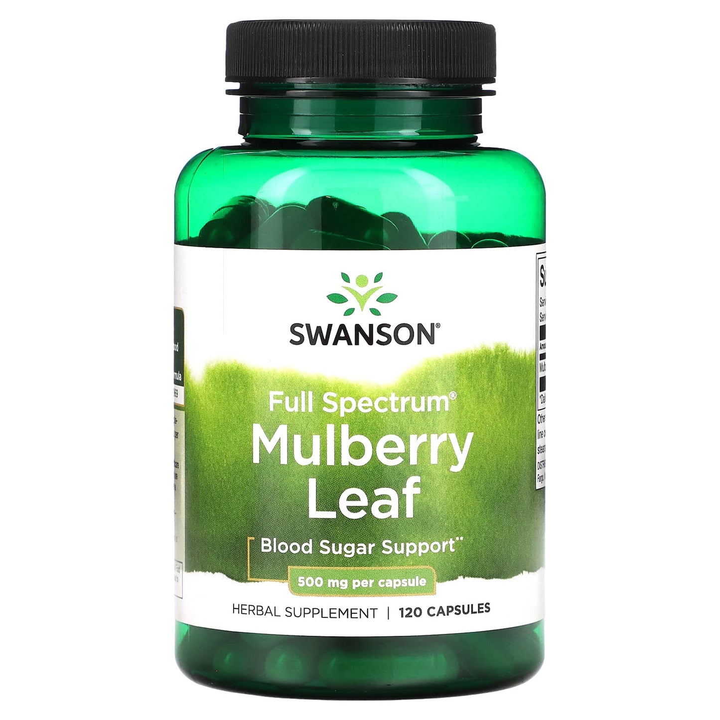 Swanson-Mulberry Leaf-500 mg-120 Capsules